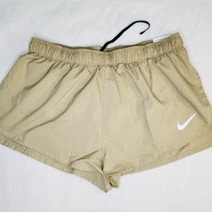 Nike FAST running shorts - Men’s XL- Beige- NWT